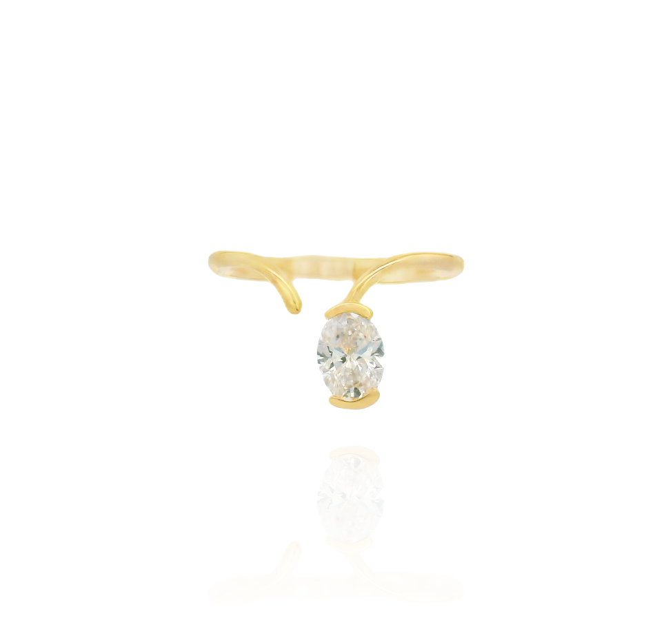 Nica Elisa Team Oval Pinky Ring