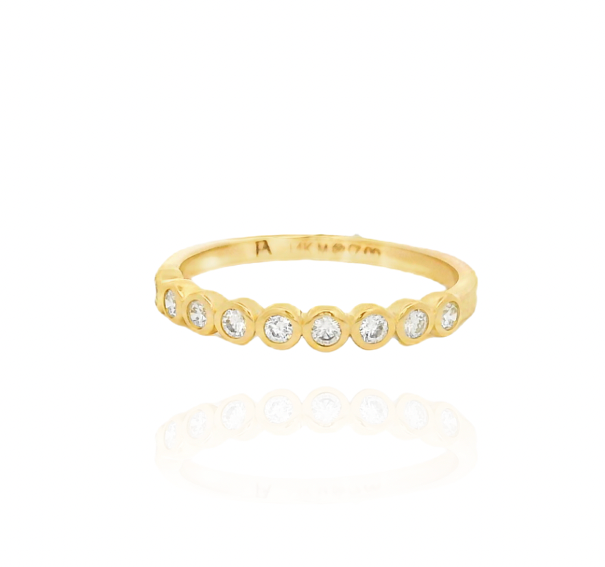 Barb Ring Bezel Diamond Ring