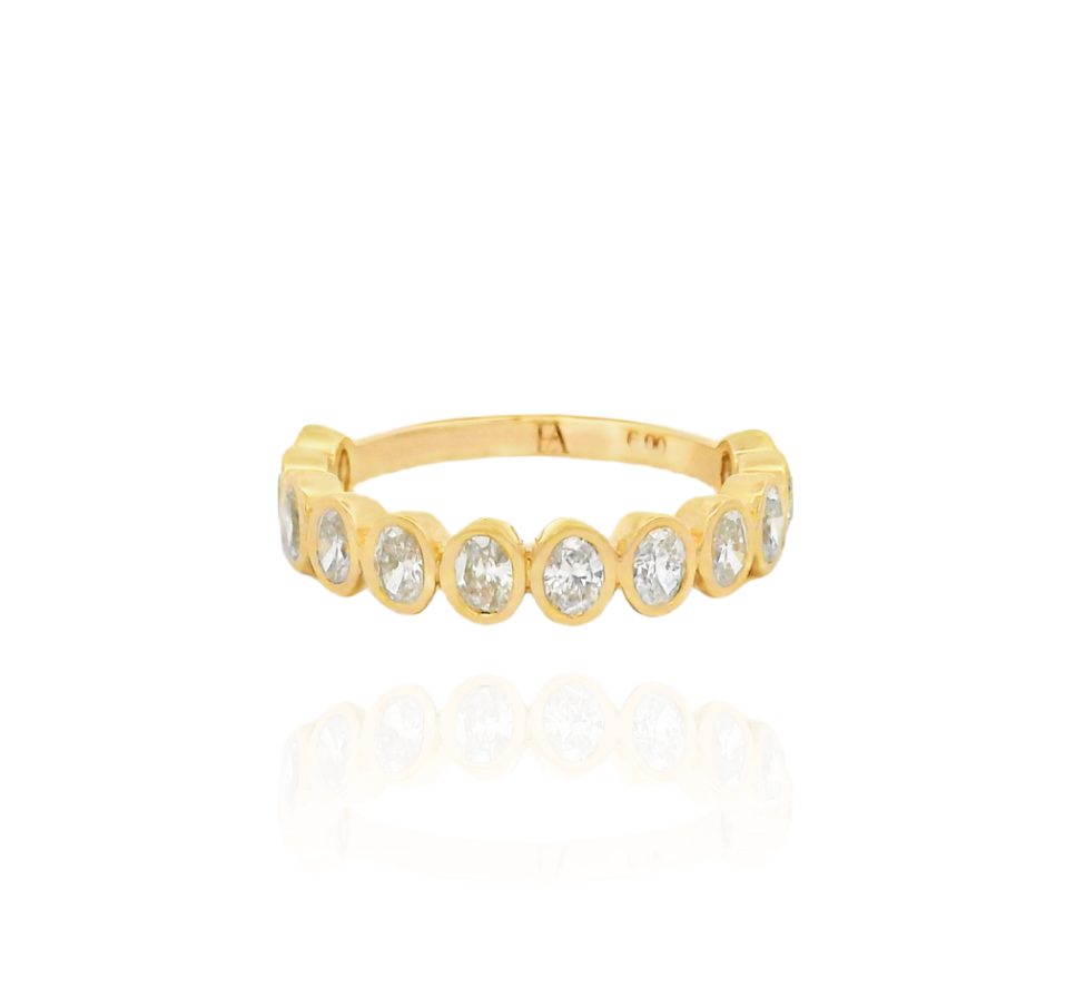 Simona Oval Half Bezel Band