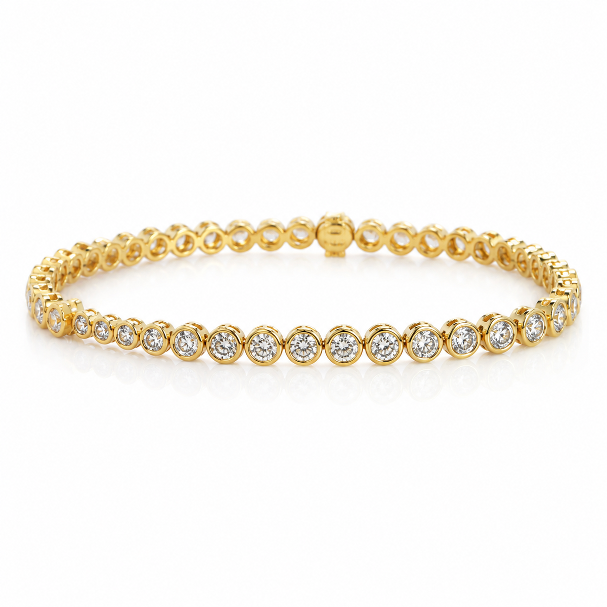 Gaia Bezel Tennis Bracelet