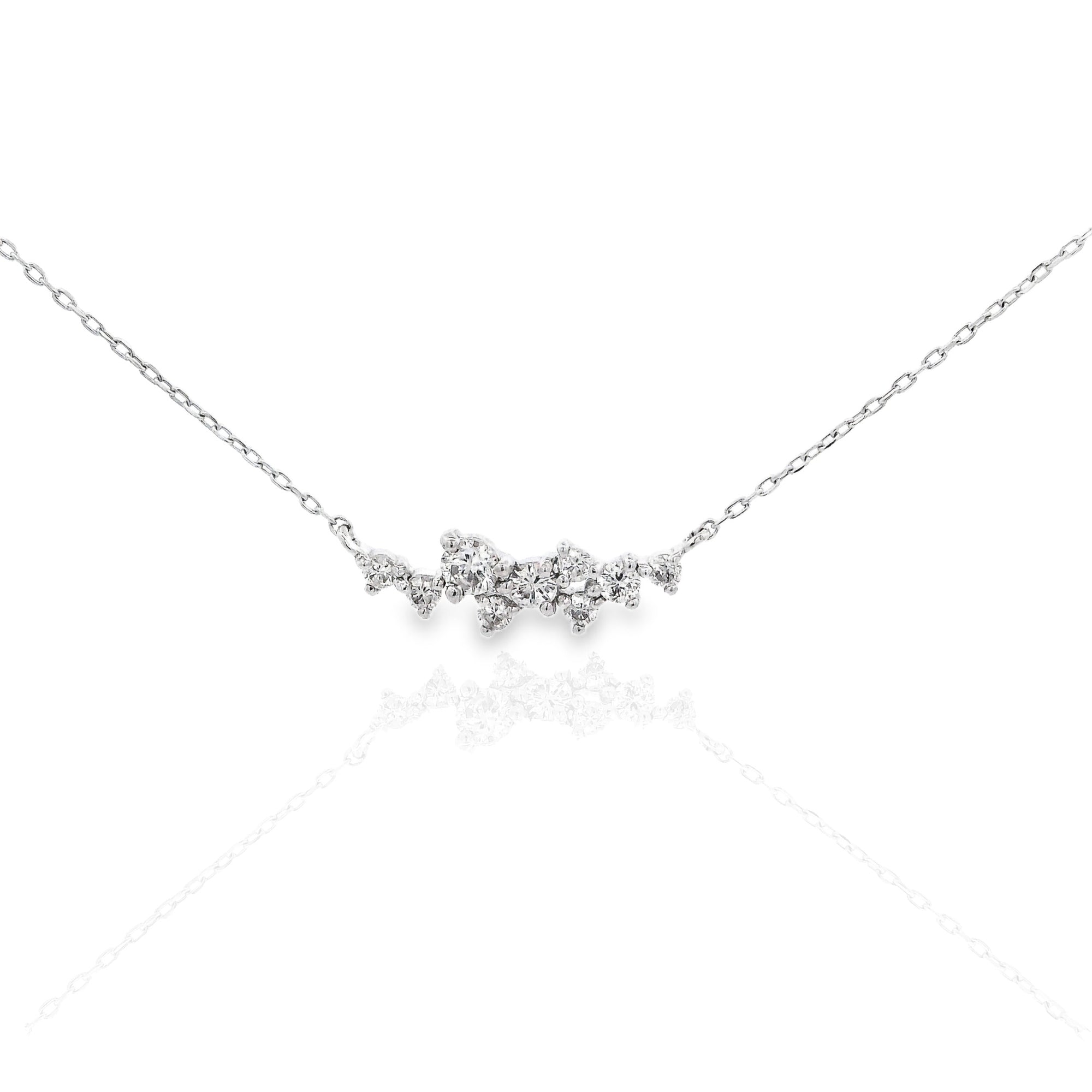 Cira - Diamond Climber Necklace