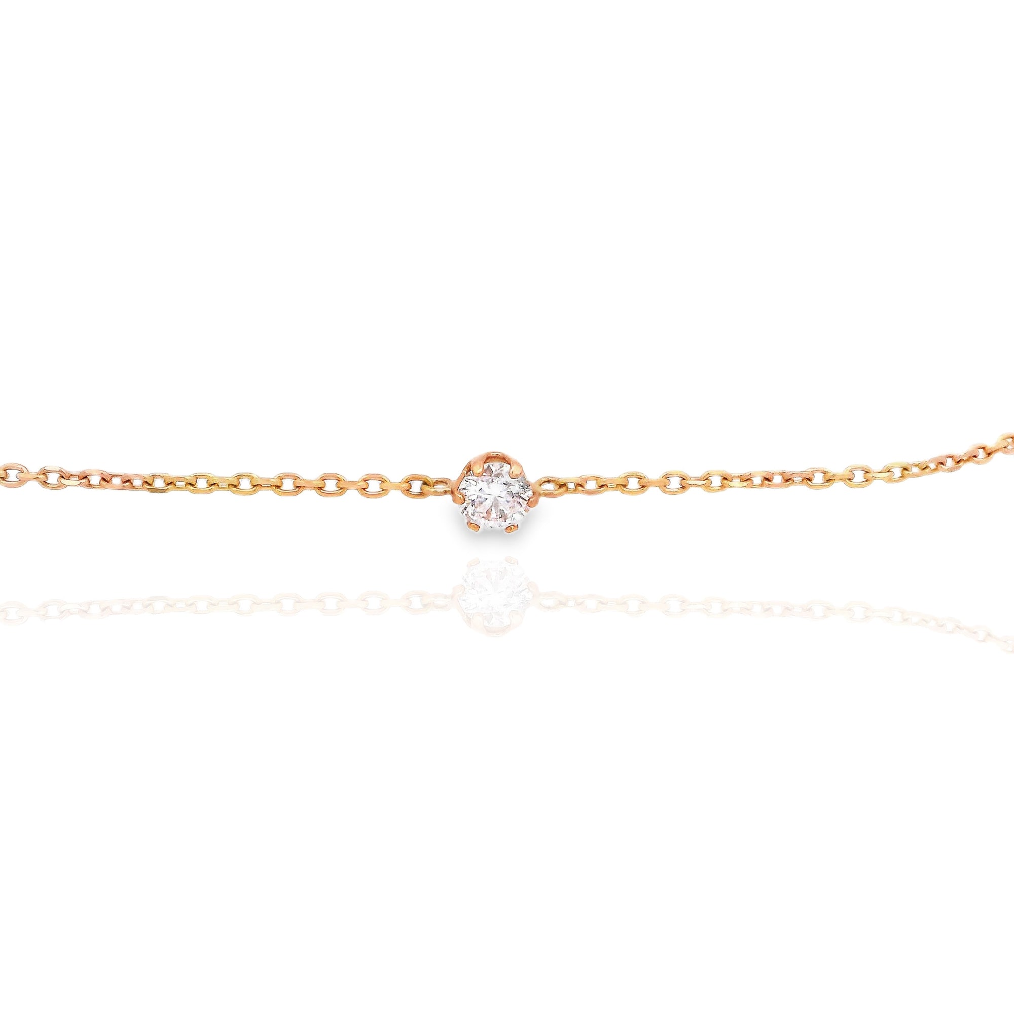 ‪Sofi - Solitaire Diamond Bracelet