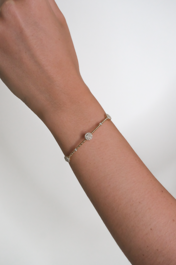 Regi New Pave Round Bangle