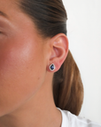 Romina Pear Sapphire Earrings