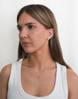 Aria Pear Ruby Necklace