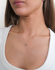 Aria Pear Ruby Necklace
