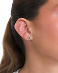Minerva Pear Emerald Earrings