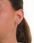Solene - Oval Wavy New Stud