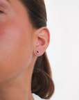 Minerva Pear Ruby Earrings