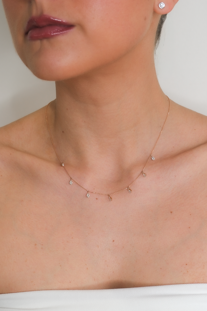 Tory Pear Drop Necklace