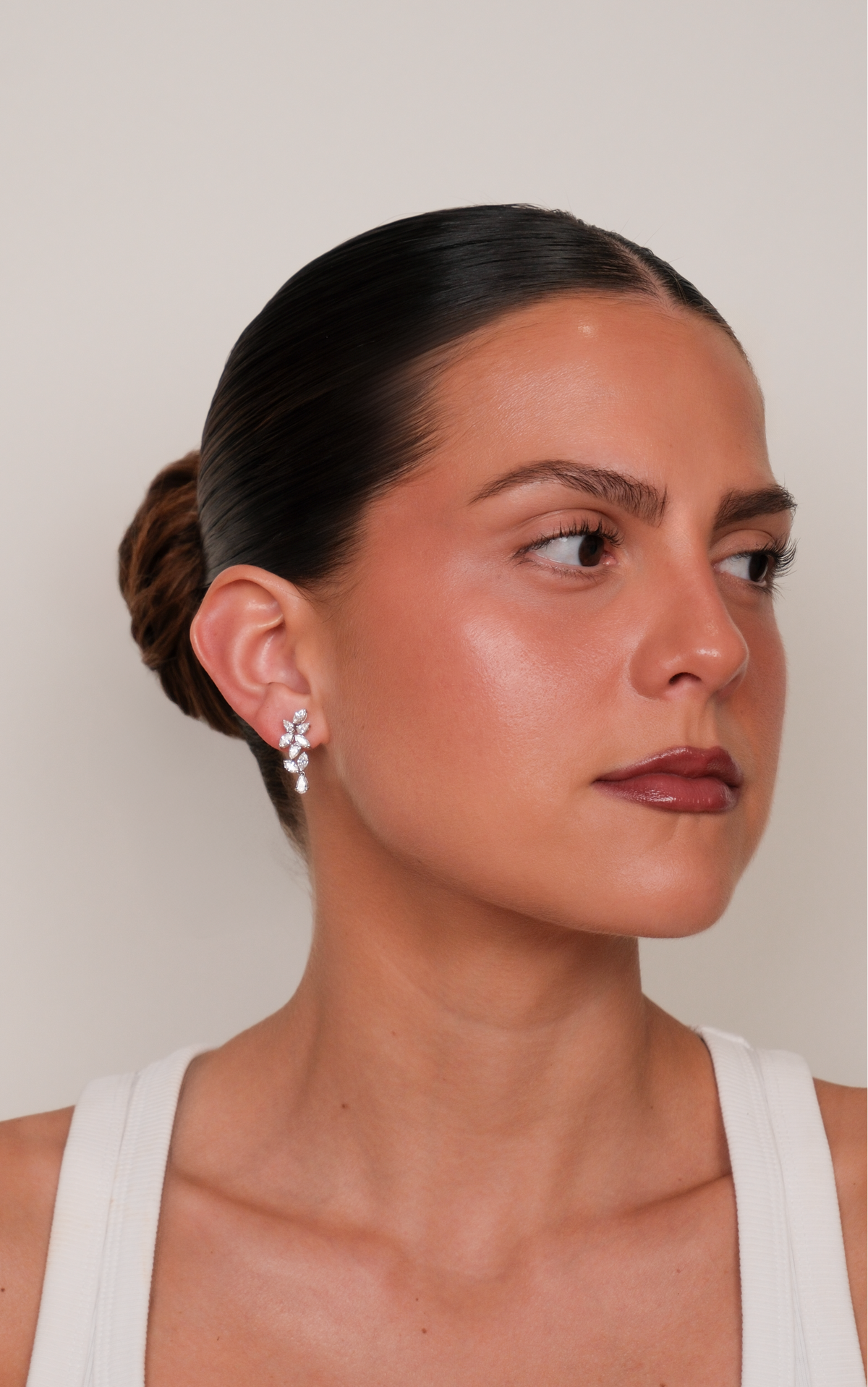 Asia Drop Diamond Earring