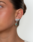 Lady D Emerald Earjackets