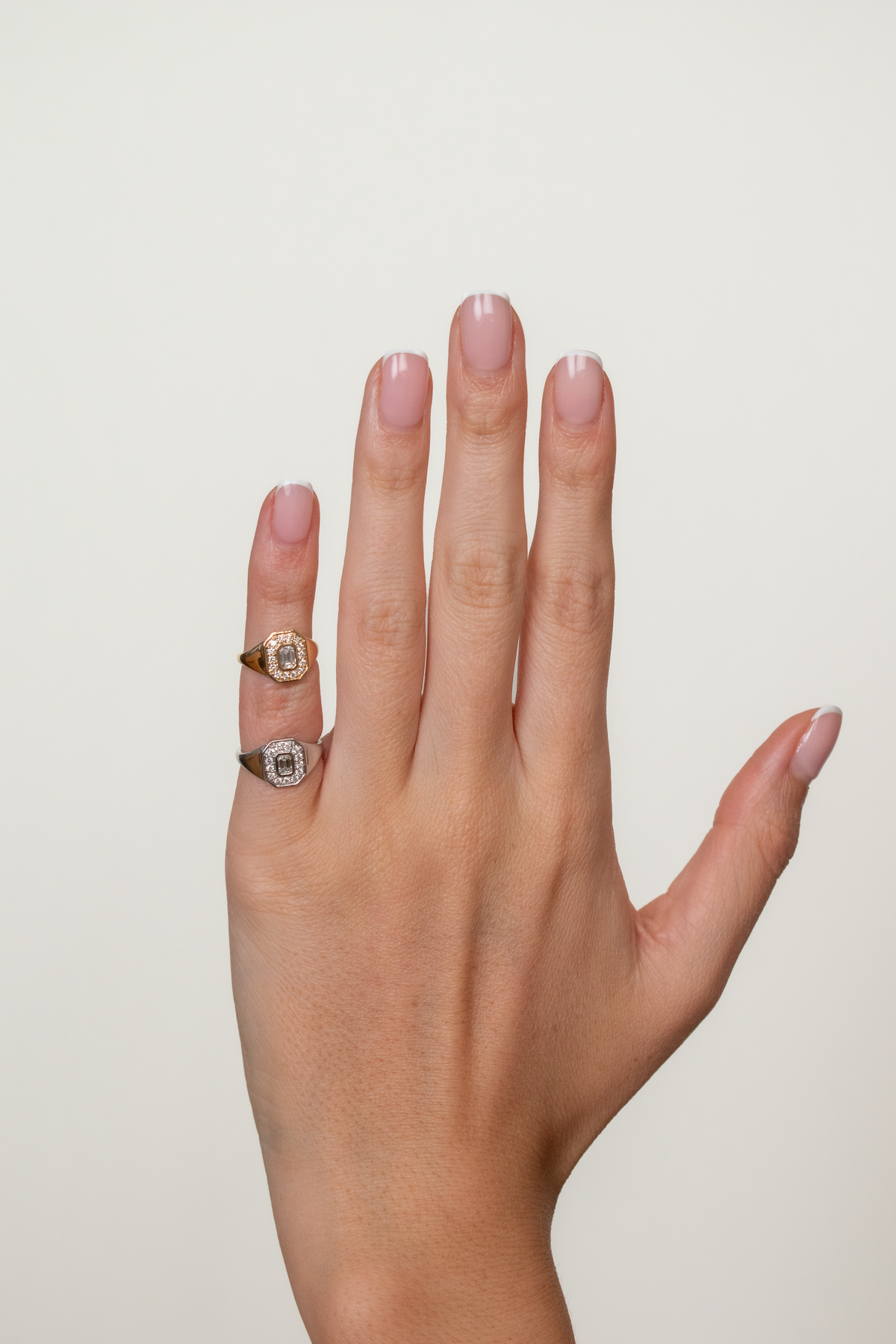 Camia Emerald Chunky Pinky Ring