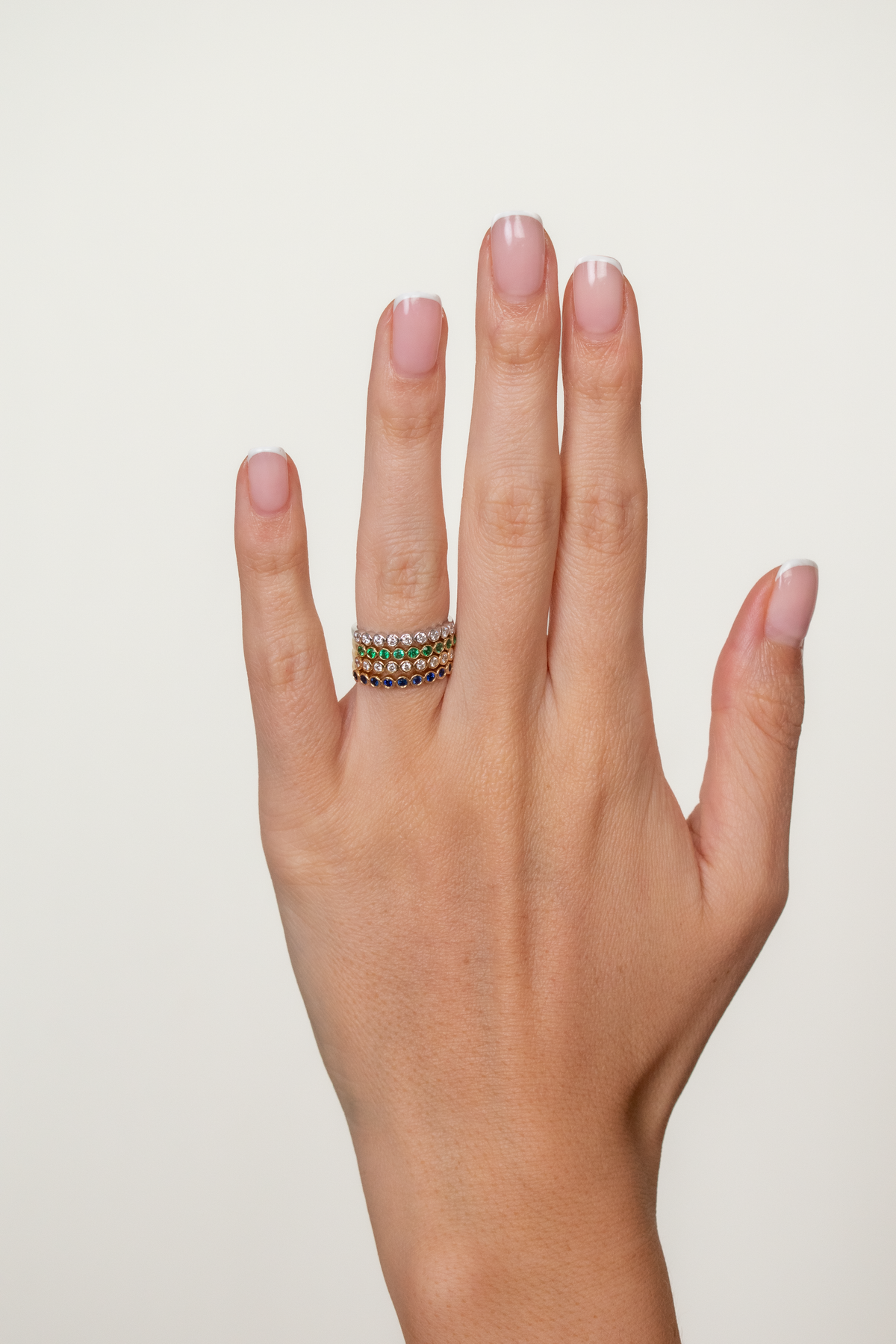 Barb Ring Bezel Emerald Ring