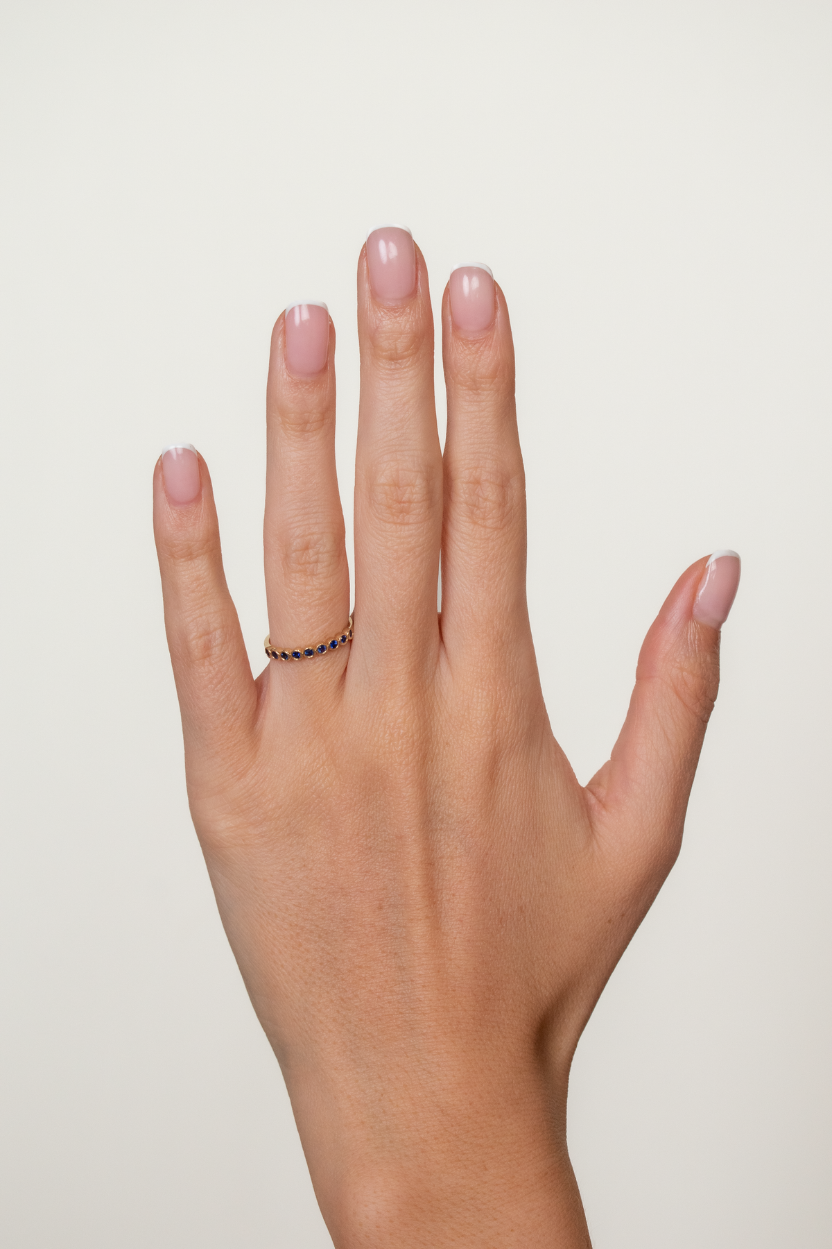 Barb Ring Bezel Sapphire Ring