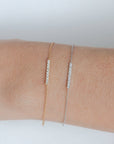 Lourdes - Mini Diamond Bard Bracelet
