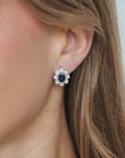 Kai - Sapphire Floral Earring
