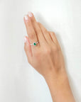Ines - Oval Emerald Ring