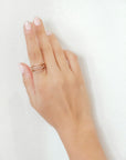 Romina - Four Row Diamond Ring