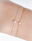 ‪Sofi - Solitaire Diamond Bracelet