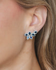 Fer - Original Sapphire Leaves Earrings