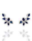 Fer - Original Sapphire Leaves Earrings