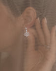 Carola - Diamond Drop Earrings