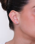 Zita - 5 Climber Baguette Earring