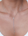 Gala- White Layer Diamond Necklace