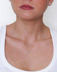 Idra - Mini Round Ruby Necklace
