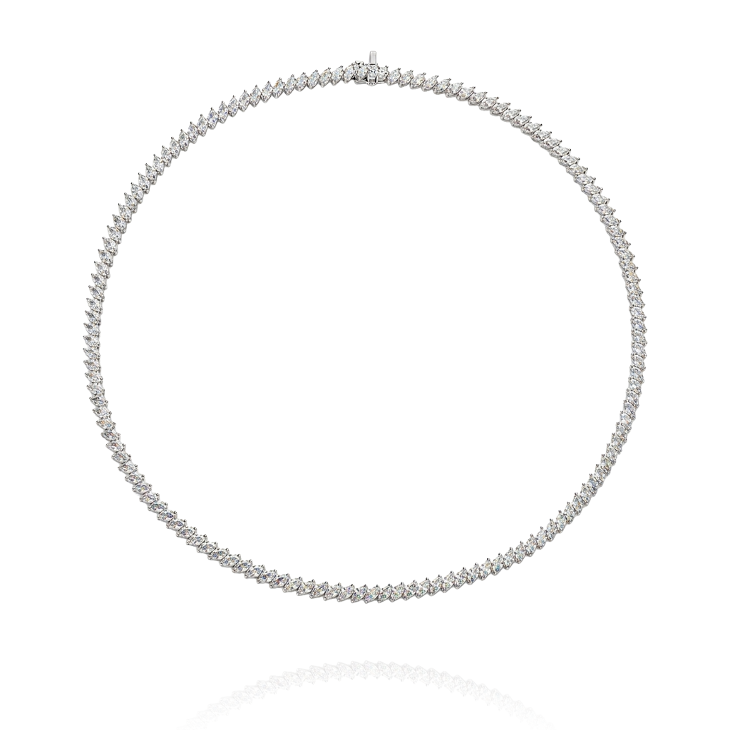 Charlie Marquise Tennis Necklace