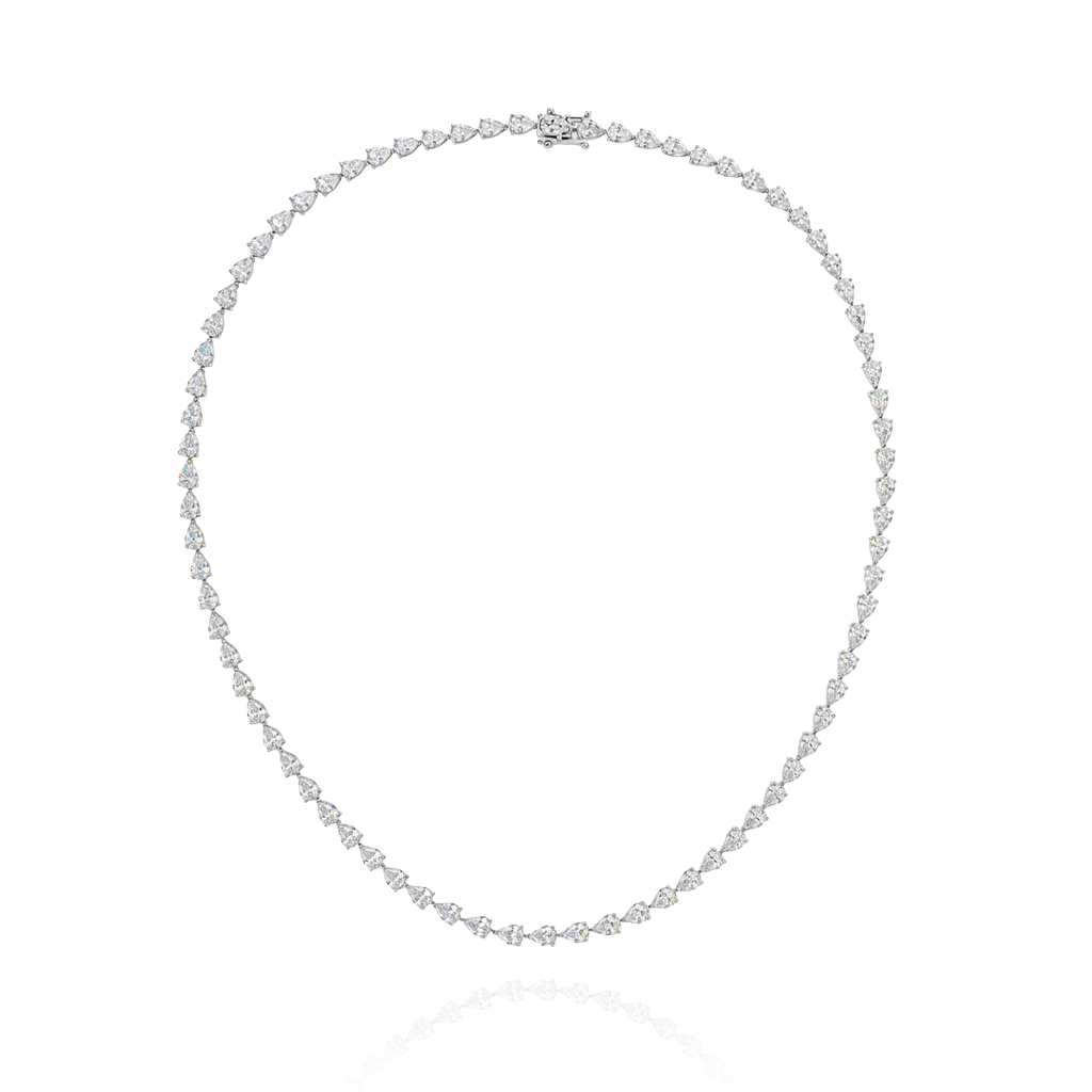 Frankie Pear Tennis Necklace
