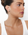 Onda - Emerald Cluster Diamond Earring