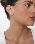 Luca - Diamond Climber Earrings