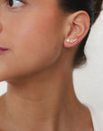 Luca - Diamond Climber Earrings