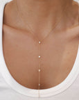 Isola - Mini Bezel Diamond Necklace
