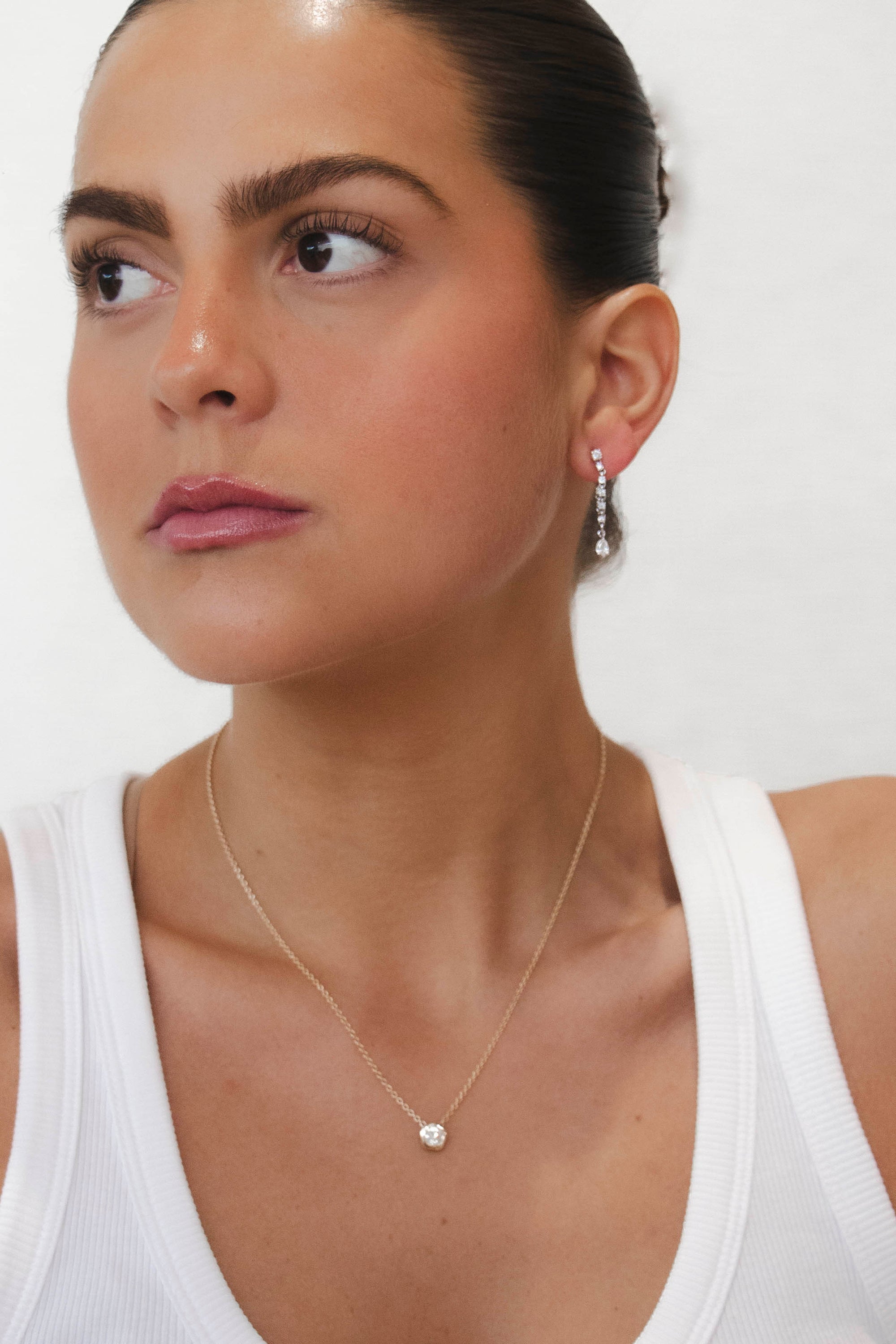 Nola - Diamond Dangle Earrings