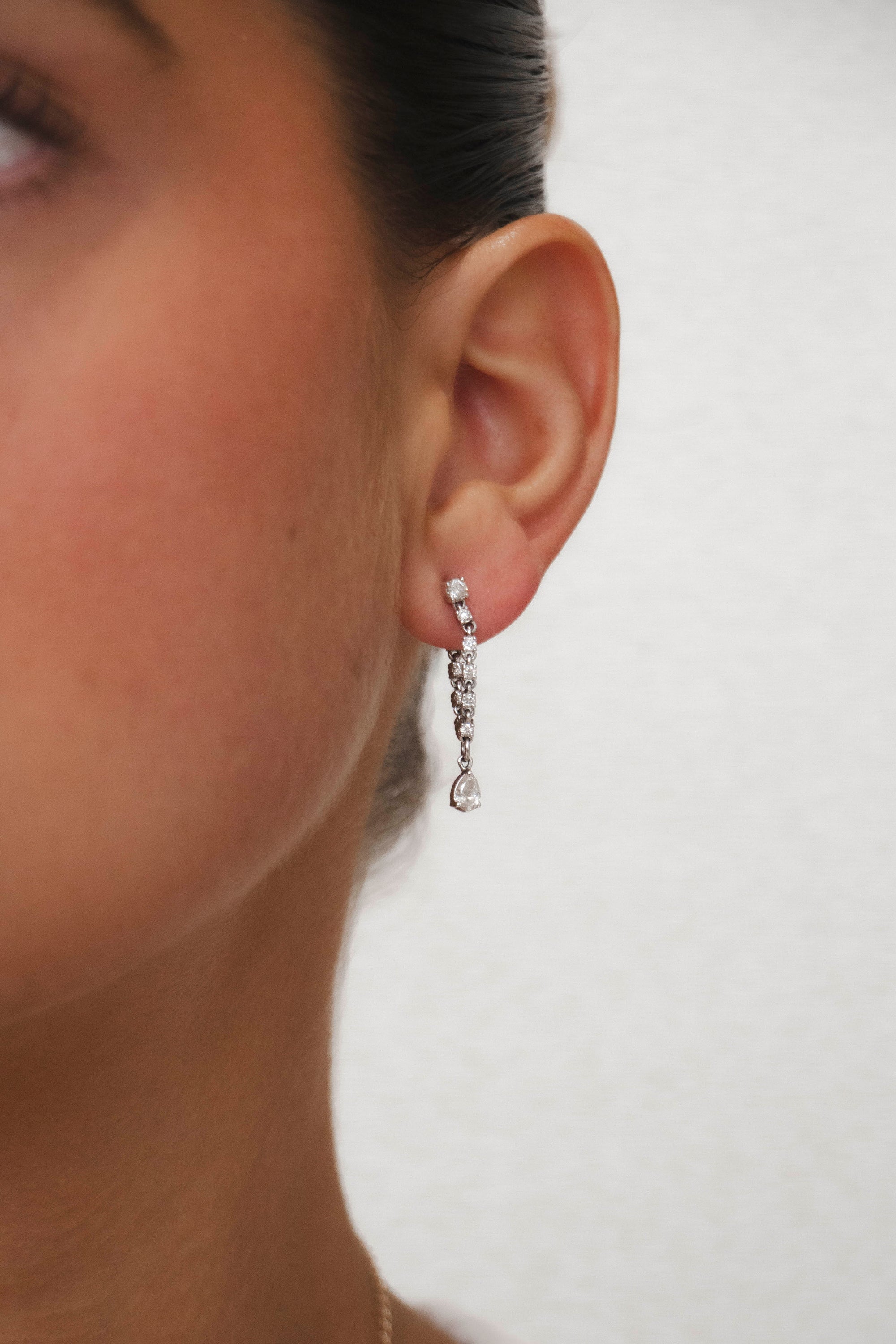 Nola - Diamond Dangle Earrings