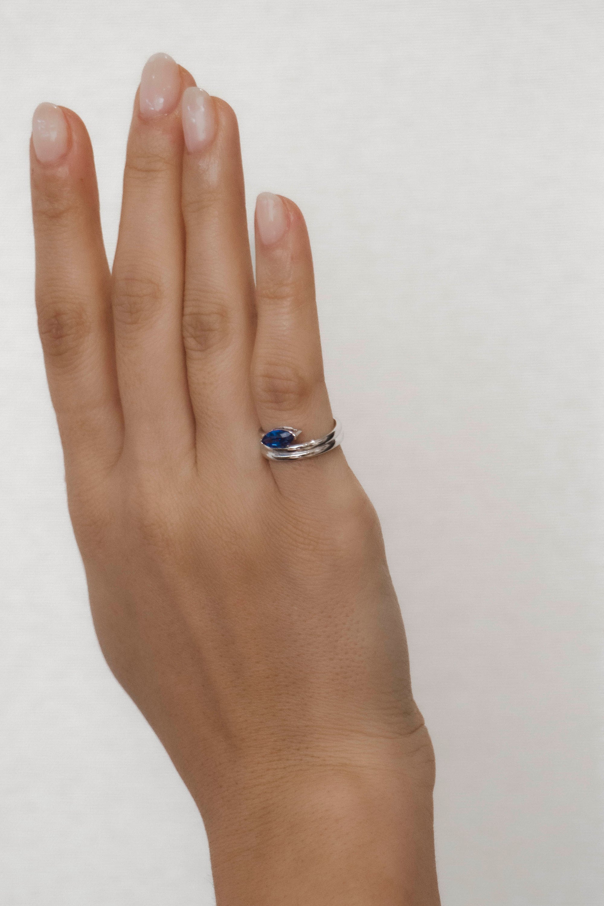 Vela - Sapphire Pinky Ring