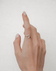 Sole - Wrap Diamond 4 Pear Ring