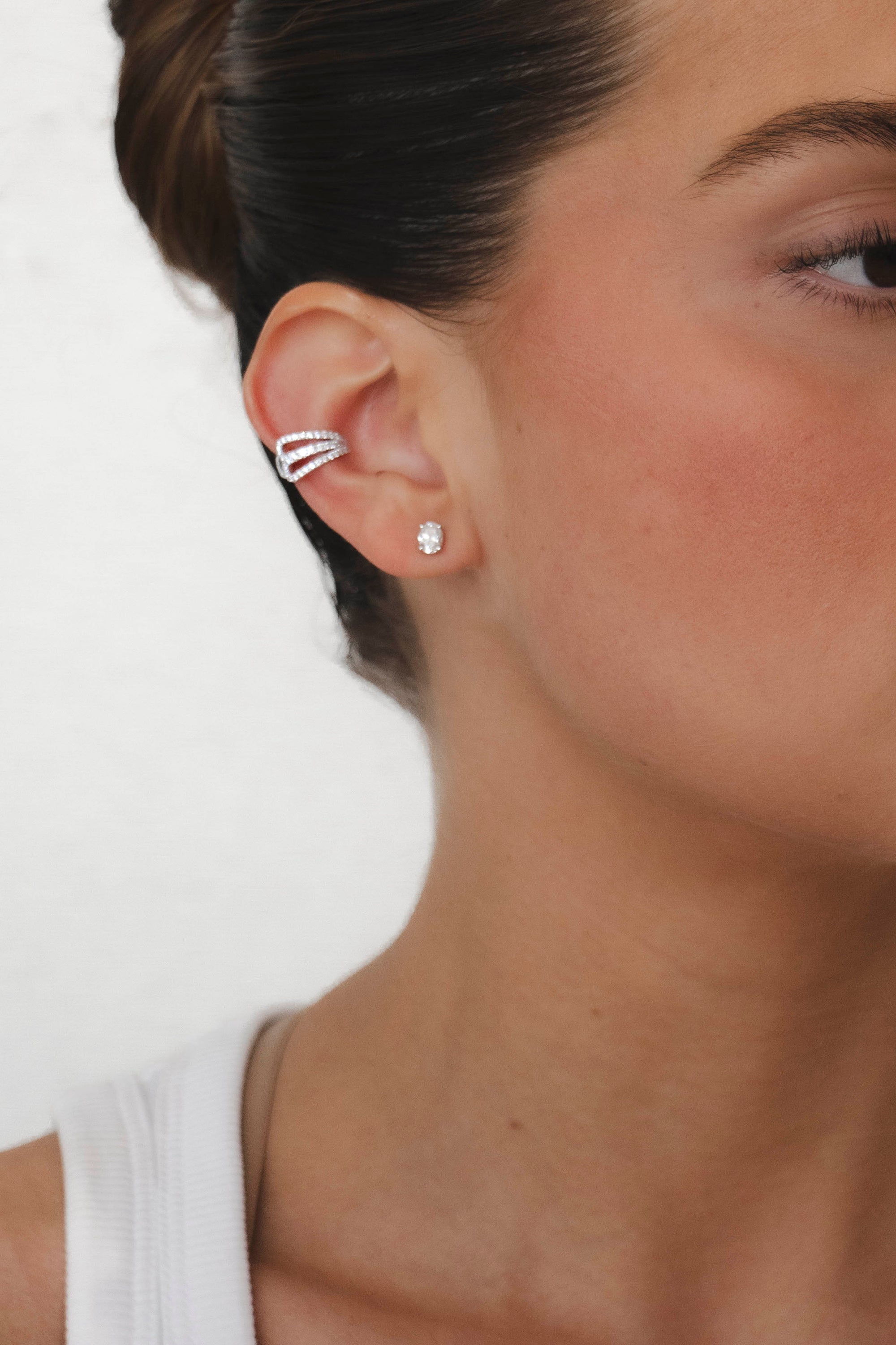 Pina - Diamond Ear Cuff