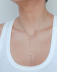 Nina - Emerald & Diamond Layer Necklace