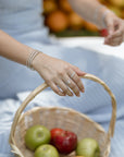 Brina - Oval Diamond Band