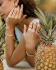 Sole - Wrap Diamond 4 Pear Ring