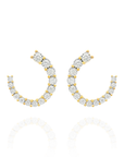 Manola - Diamond Open Hoops Illusion