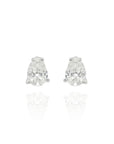 Pear Solitaire Studs .74