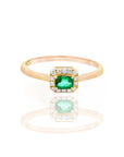 Jules -  Vertical / Horizontal Square Emerald