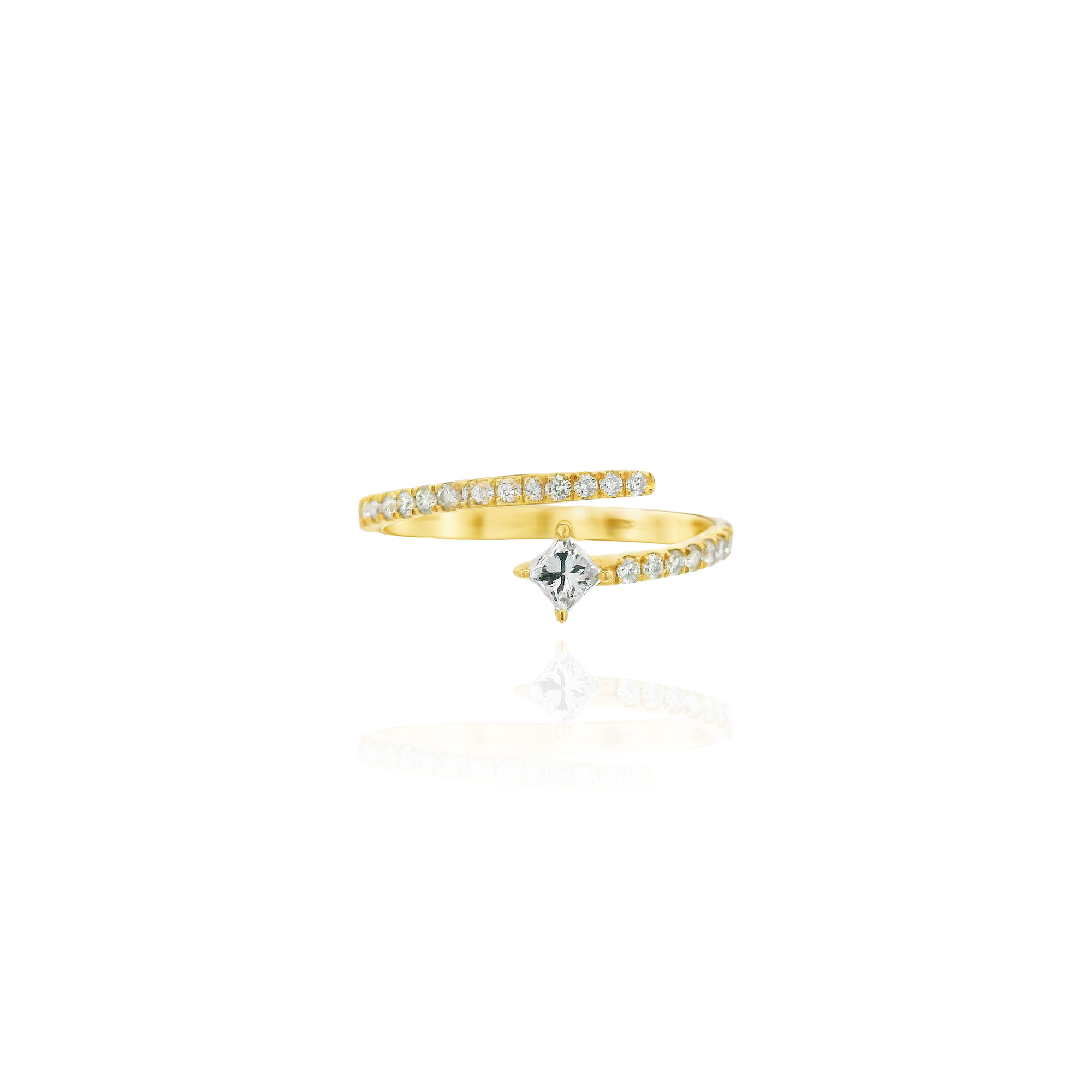 Maru- Wrap Diamond Princess Ring
