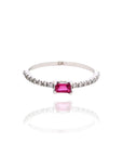 Gilda - Mini Ruby Solitaire Ring