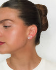 Roby - Climber Round Diamond Studs